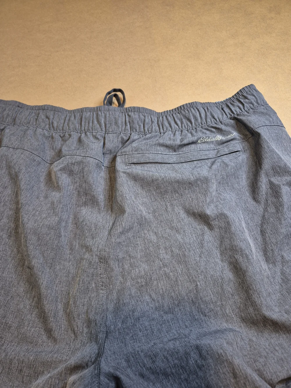 Eddie Bauer Light Gray Athletic Drawstring Shorts 4564/7